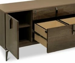 Flash Sale 😍 A13 Akana Credenza 🤩 -Deals Office And Store A13 MM770 GY 9