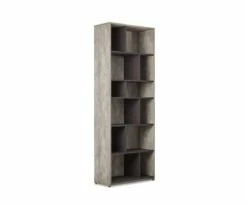 Best deal 💯 D04 Alva High Bookcase 🛒 -Deals Office And Store D04 DEWA719 GY 1