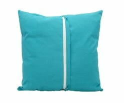 Hot Sale ❤️ J18 Reef Outdoor 18" Toss Pillow - Turquoise ✔️ 5 Hot Sale ❤️ J18 Reef Outdoor 18" Toss Pillow - Turquoise ✔️ -Deals Office And Store J18 CARTE 18 TQ 3