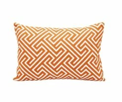 Hot Sale π€© J18 Palma Outdoor 12" Lumbar Toss Pillow - Orange β€οΈ