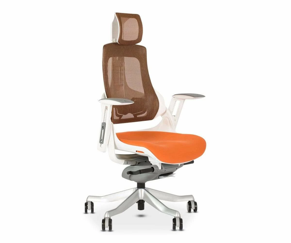Promo 𧨠M03 Wau Desk Chair - Orange 𧨠2 Promo 𧨠M03 Wau Desk Chair - Orange 𧨠- Image 2